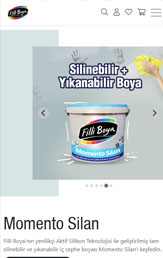 Filli Boya Özel E-Ticaret Web Yazılımı Geliştirme tablet