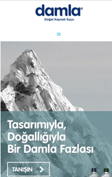 Damla Su Web Yazılımı  tablet