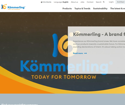Kömmerling Web Yazılımı Geliştirme - ALMANYA  pc
